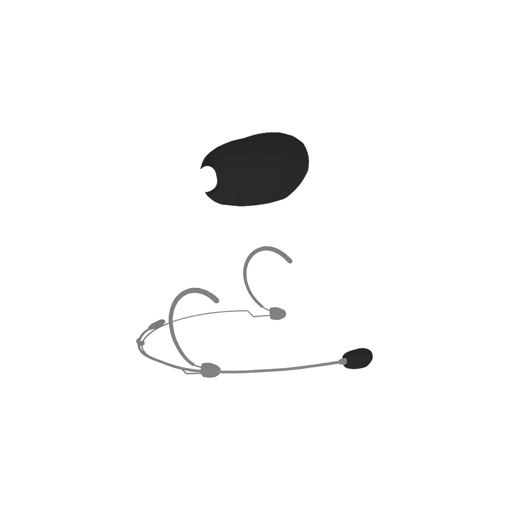 Accesorios micrófonos diadema MWS800/B