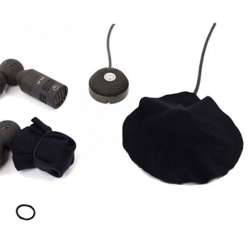 accesorios microfono lavalier microfono U-LRG-SC-BLK Large Soft Circles (Pack of 5) BLACK