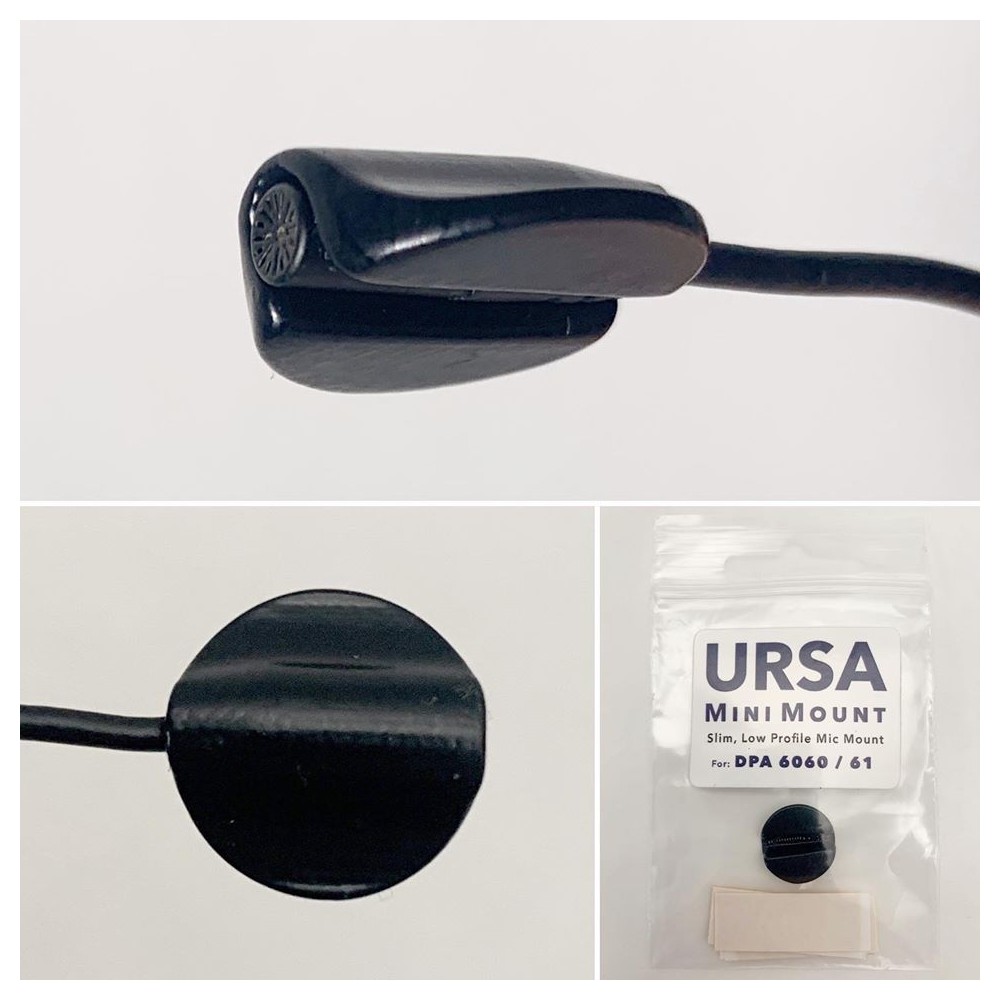 accesorios microfono lavalier microfono U-MM-6060C-BLK MM 6060 Circular MiniMount (15mm diameter) -