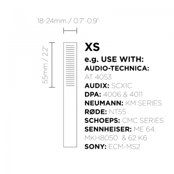 Accesorios micrófonos estudio grabación BBI-WKS-XS