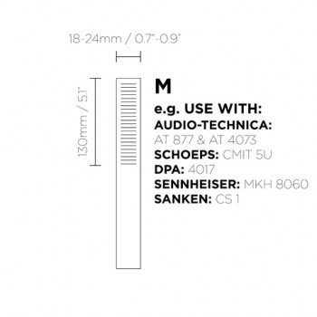 Accesorios micrófonos estudio grabación BBI-WK-M
