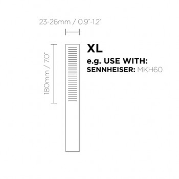 Accesorios micrófonos estudio grabación BBI-SB-XL-B