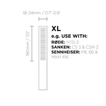 Accesorios micrófonos estudio grabación BBI-SBBL-XL