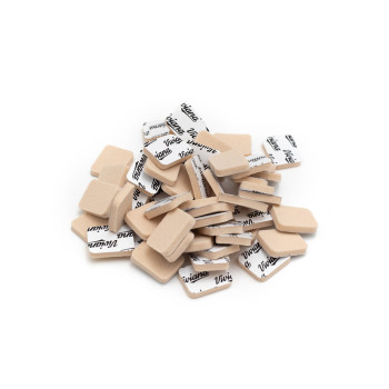 accesorios microfono lavalier microfono Pad 12pcs Beige