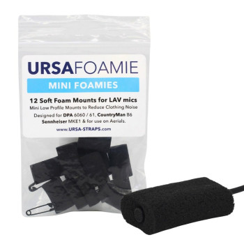 accesorios microfono lavalier microfono U-MF-BLK Ursa Mini Foamies BLACK (Pack of 12)*
